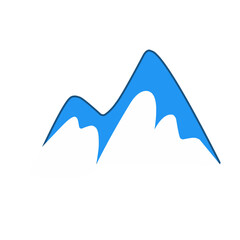 mountain vector silhouette