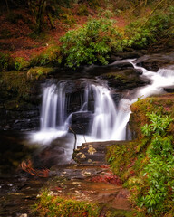 Fototapeta na wymiar Picturesque waterfall