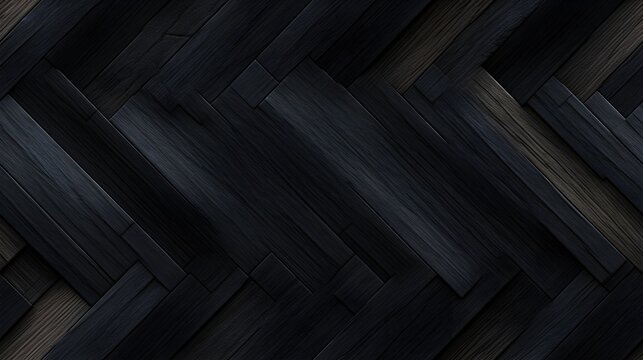Seamless Pattern Background - Design of a dark 3D teak wood pattern texture - Generative AI