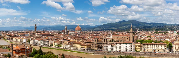 Outdoor-Kissen Panoramic view of Sienna Tuscany Italy © SakhanPhotography