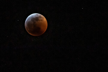 Obraz na płótnie Canvas Blood Red Moon at Night