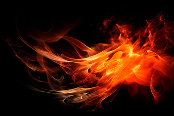 Fototapeta premium abstract fire