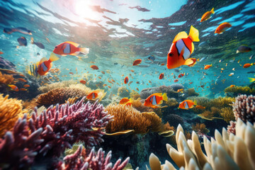 Fototapeta na wymiar Underwater World