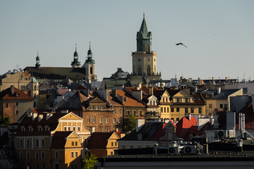 Fototapeta na wymiar Lublin panorama.