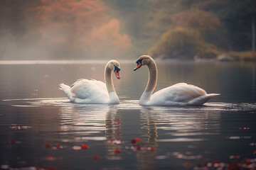 Graceful Swans