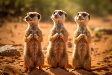 Fototapeta premium Curious Critters