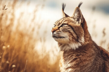 Naklejka premium Majestic Wildcat