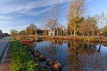 Country view in the south of the Netherlands