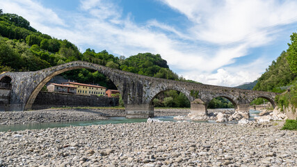 Ponte del Diavolo, ponte Della Maddalena a Ponte a Moriano, Lucca (LU) 