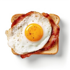 Toast mit bacon und Ei