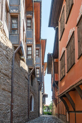 The old town of city of Plovdiv, Bulgaria