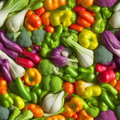 Fototapeta na wymiar [Generative AI] Vegetables 野菜