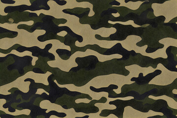Fototapeta premium Beautiful texture of military camouflage. Generative AI