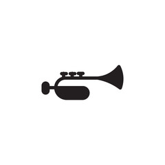 Music Sound Trumpet Solid Icon