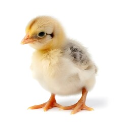 Fototapeta premium baby chicken on white background