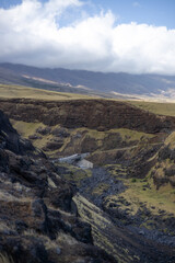view of the mountains