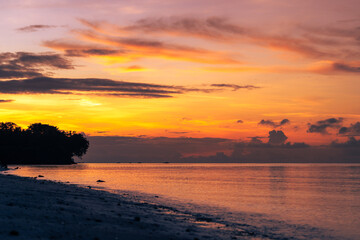 Obraz premium Sunset in Bohol Philipines