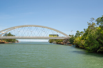 River tour during lunch in Bohol, Philippines