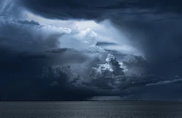 Foto op Plexiglas storm over the sea © Slavi