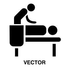 Massage icon,vector illustration. vector massage icon illustration isolated on White background.eps