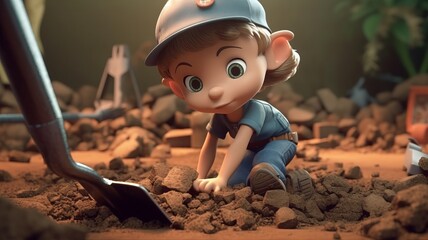 International day against child labor June 12th Generative AI