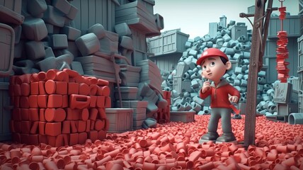 International day against child labor June 12th Generative AI