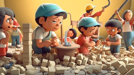International day against child labor June 12th Generative AI