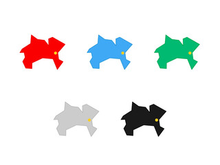 神奈川県　地図（三角）