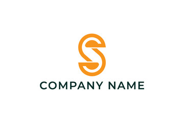 minimalisit letter s, letter s logo design, unique letter s, marketing logo, agency logo design
