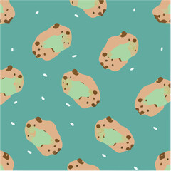 cute simple colomba pasquale pattern, cartoon, minimal, decorate blankets, carpets, for kids, theme print design
