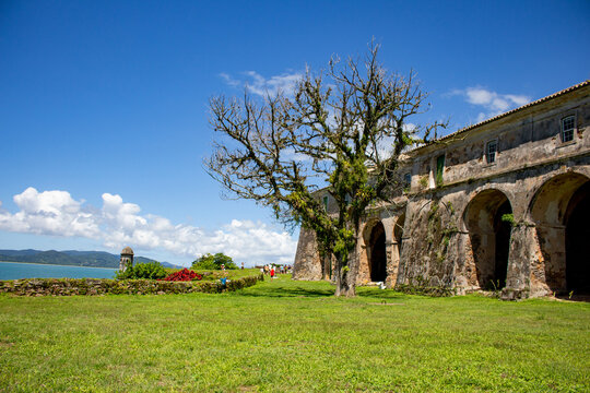 Fortaleza de Santa Cruz. Ilha de Anhatomirim. Florian&oacute;polis. Brasil
