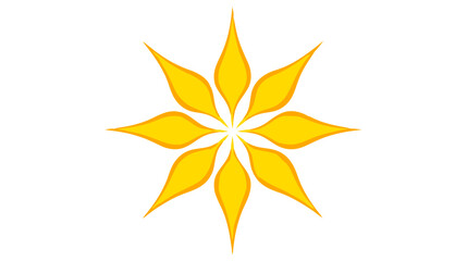 Naklejka na ściany i meble Star icon, logo. Vector illustration isolated on white background