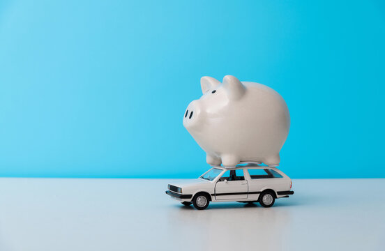Car model and piggy bank
