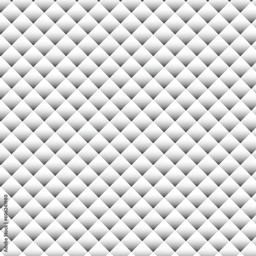 Poster abstract black white gradient seamless monochrome rhombus pattern.