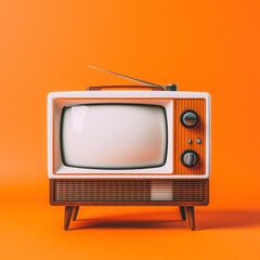 An old fashioned television - created with Generative AI technology