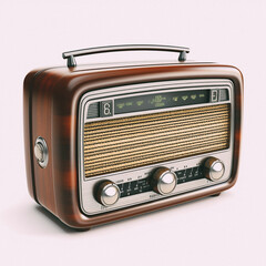 Radio from the 1950s - created with Generative AI technology