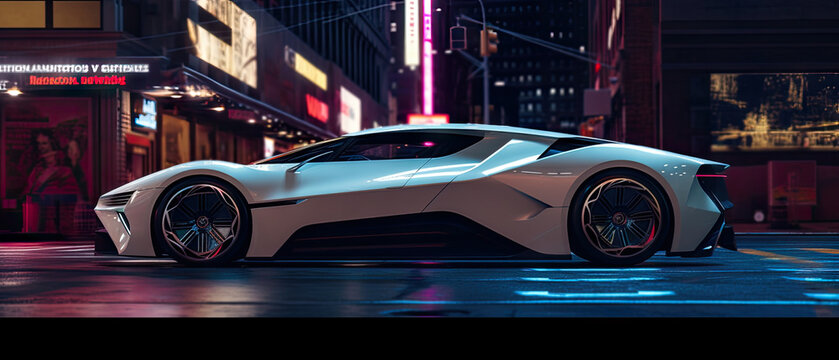 Cyberpunk Hypercar