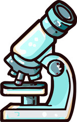Microscope png graphic clipart design