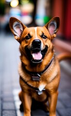 Fototapeta premium Captivating Canine Smiles - Iconic Dog Portraits