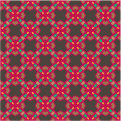 Seamless vector background with repeat pattern.  Multicolored  mosaic. Perfect for fashion, textile design, cute themed fabric, on wall paper, wrapping paper, fabrics and home decor.