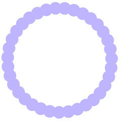 purple cute circle