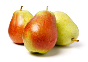 pears isolated on white background 