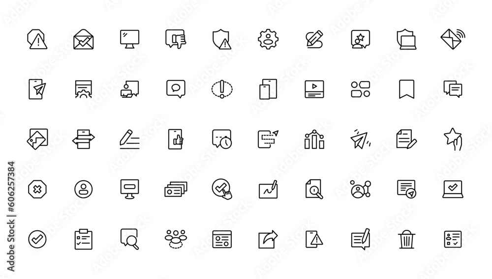 Wall mural internet icon set. containing online, computer, network, website, server, web design, hardware, soft
