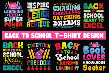 Back to school t-shirt design bundle, 100 days of school bundle, first-day bundle, 100-day typography t-shirt bundle, 
kids t-shirt bundle,
Back to school SVG, Boy 1st Day School Shirt, Girl First Day