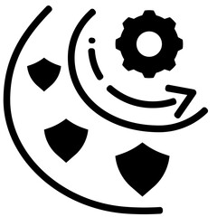 operation glyph style icon