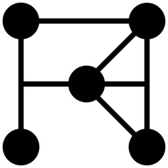 structure glyph style icon