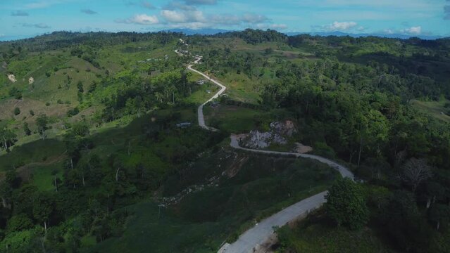 Road to Barangay Ned, Lake Sebu, South Cotabato, Philippines
