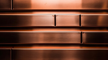 abstract metal background with some smooth lines in it and some reflections.