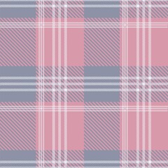  Tartan seamless pattern, grey and pink, can be used in fashion design. Bedding, curtains, tablecloths