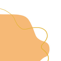 Hand drawn abstract organic shapes background.